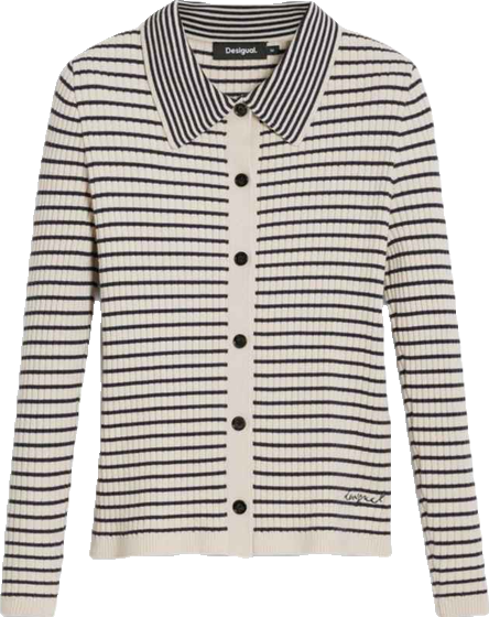 Women's Polo neck sweater with buttons