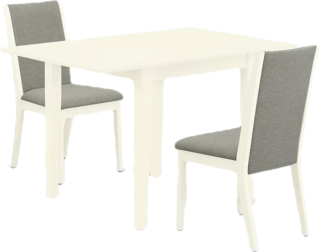 Dining Room Set Linen White