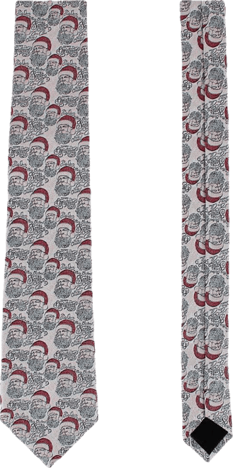 Men's Santa Claus Is Watching Silk Novelty Necktie