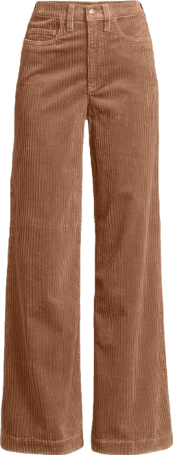 Women's Tall High Rise Wide Leg Corduroy Pants
