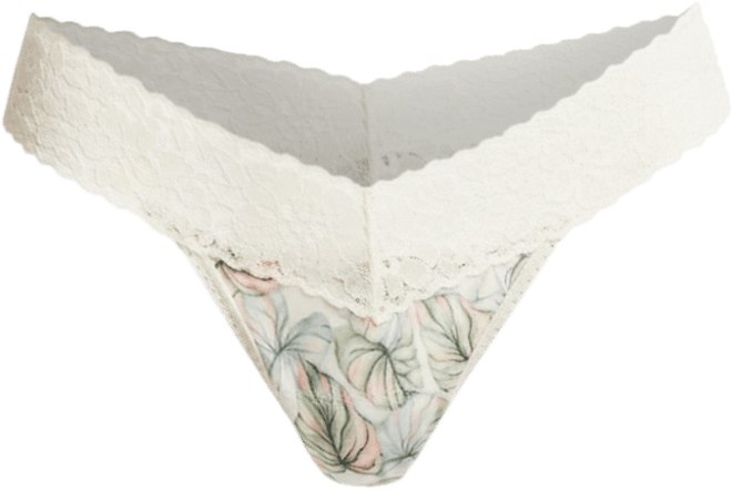 Women's Printed Dream Ease Low Rise Thong