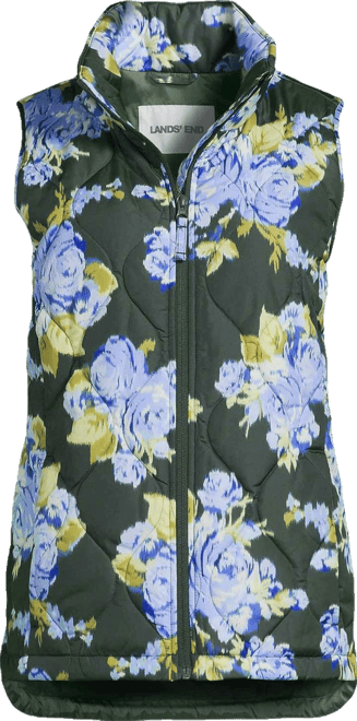 Women's Print FeatherFree Quilted Insulated Vest
