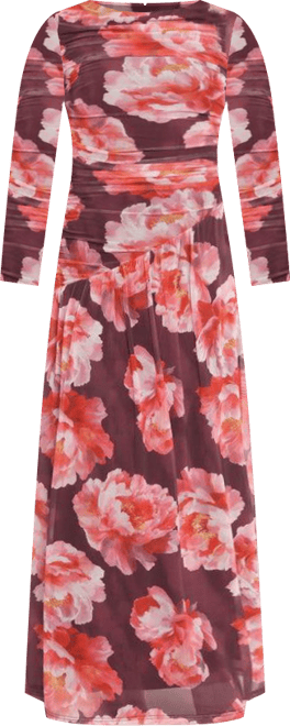 Women's Calypso Long Sleeve Maxi Dress