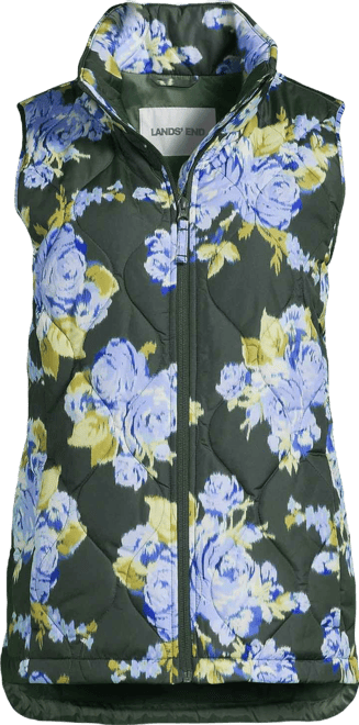 Women's Print FeatherFree Quilted Insulated Vest