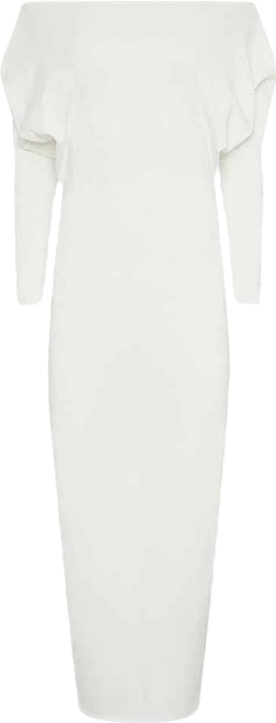 Women's Off Shoulder Sweater Midi Dress