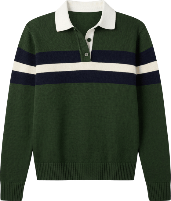 Women's Knitted Rugby Shirt