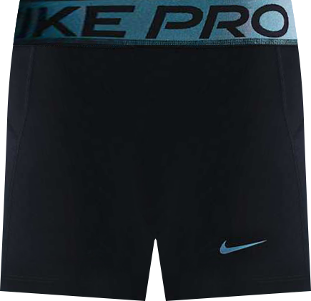 Nike Pro Older Kids' (Girls') Dri-FIT 7.5cm (approx.) Shorts with Shine Accents