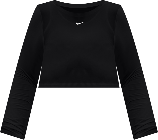 Nike Sportswear Chill Knit Women's Slim Long-Sleeve Cropped Top (Plus Size)