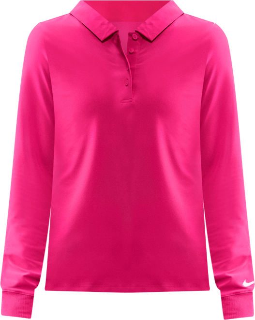 ナイキ ビクトリー ウィメンズ Dri-FIT ロングスリーブ ポロ