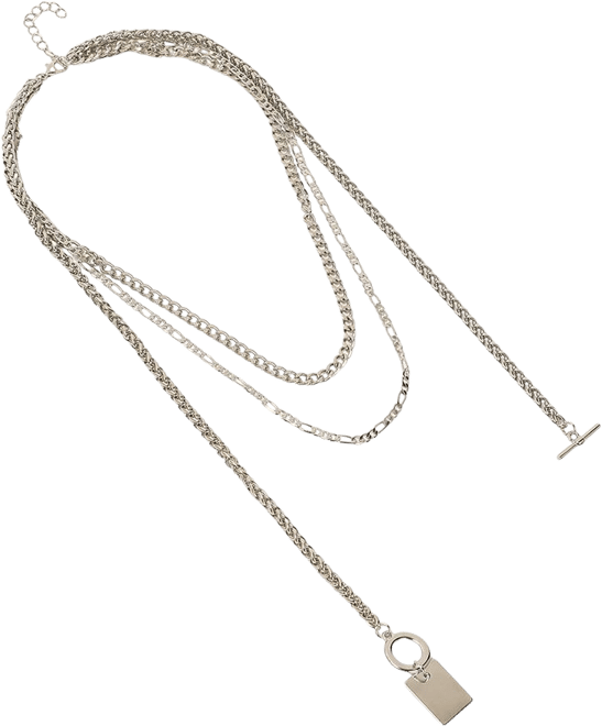 Women's The Interlock Charm Multi-Layer Necklace