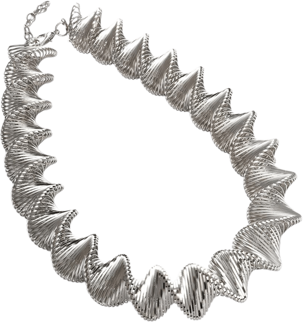 Women's Swirl Statement Necklace