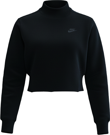 Nike Tech Sudadera de cuello redondo de tejido Fleece para mujer