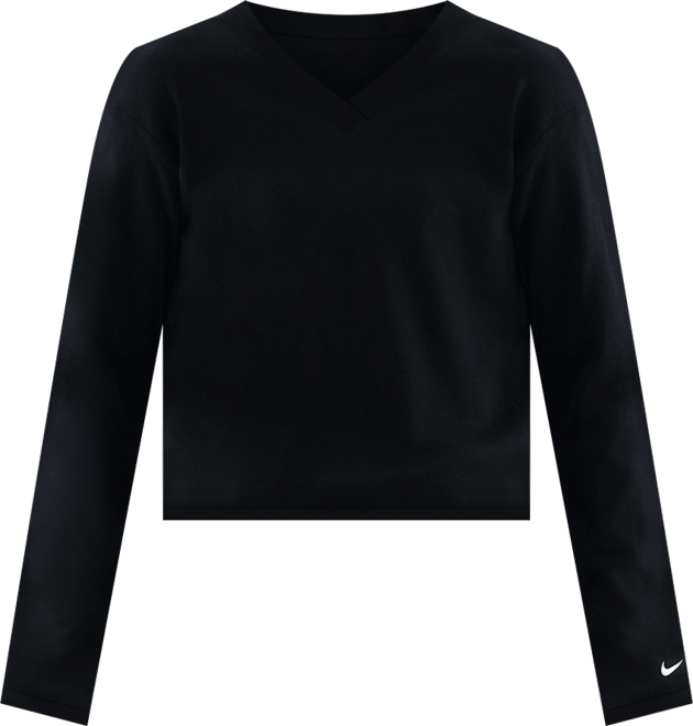 Nike Women's V-Neck Long-Sleeve Golf Top