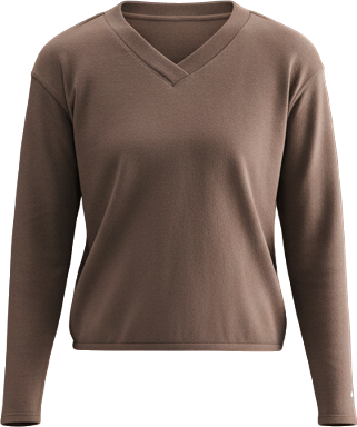 Nike Women's V-Neck Long-Sleeve Golf Top