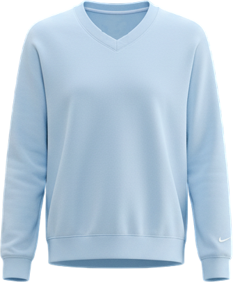 Nike Women's V-Neck Long-Sleeve Golf Top