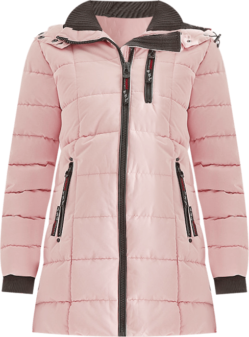 Piumino Donna Invernale Cappotto Invernale Lungo Canada Weather Gear Per Donna - Taglie Plus, Rosso/Sabbia Giacca Antipioggia Invernale - Foto 11