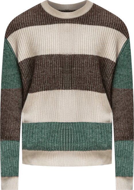 Men's Long-Sleeve Relaxed Crewneck Sweater, Created for Macy's
