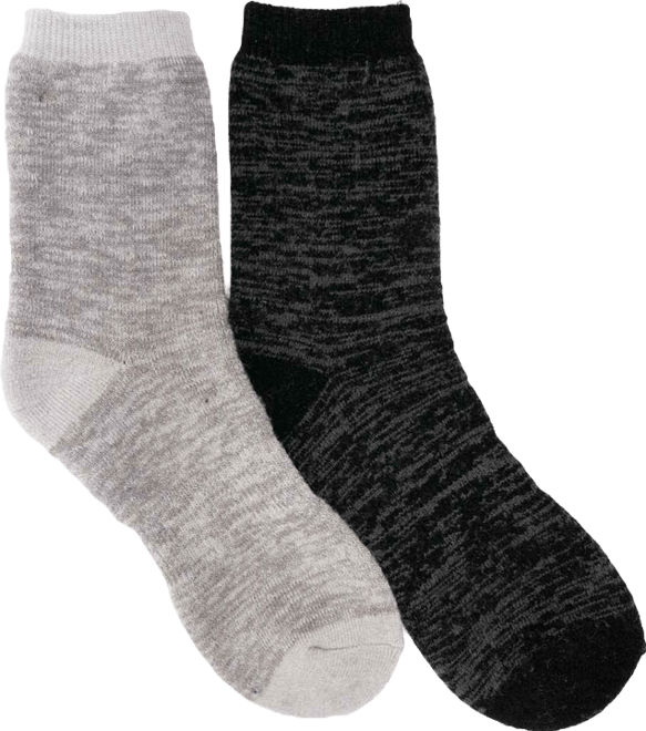 Men's Wool 6 Inch Socks (2 Pair Pack)
