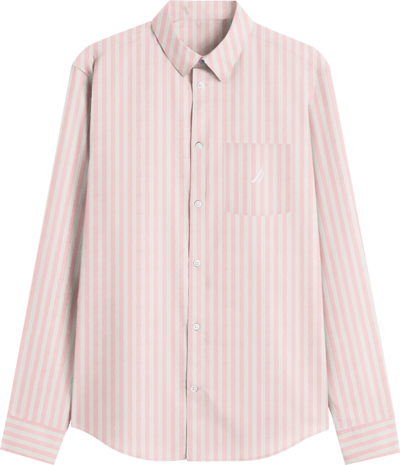 Men's Striped Oxford Long Sleeves Shirt