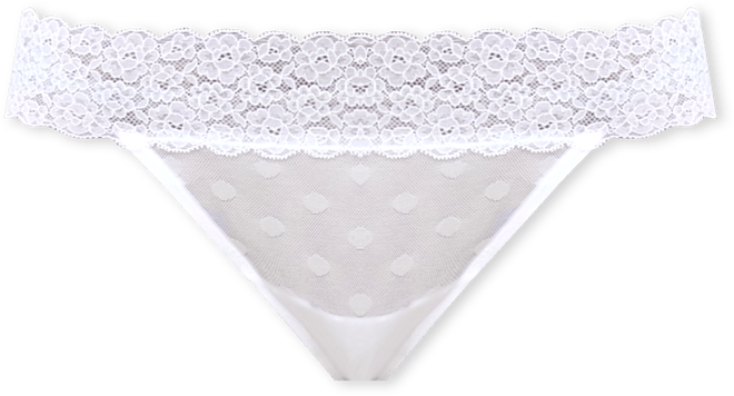 Women's Dare Dot Mesh Lace Thong