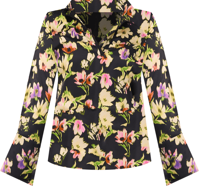 Women's Floral-Print Blouse