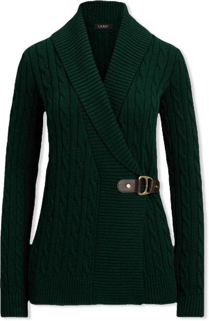 Women's Buckled Cotton Sweater