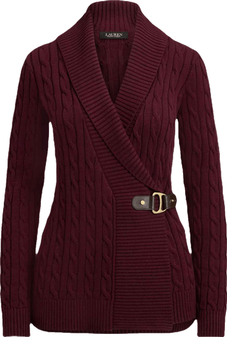 Women's Buckled Cotton Sweater