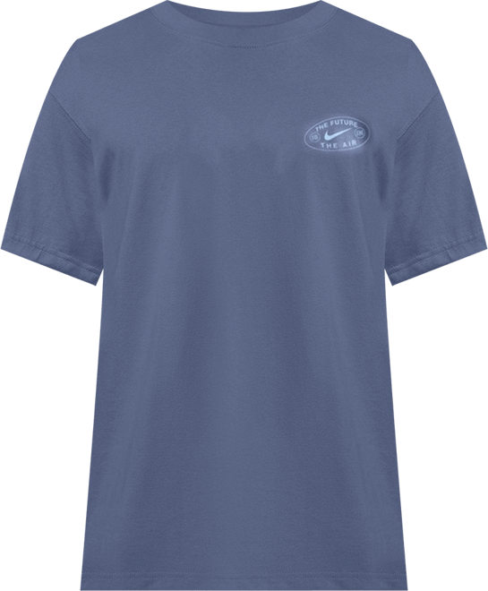 Women's Ribbed Collar Loose T-Shirt