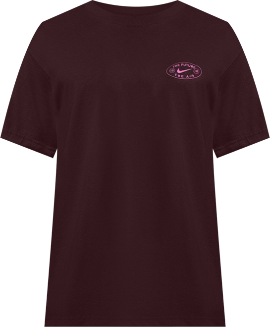 Women's Ribbed Collar Loose T-Shirt