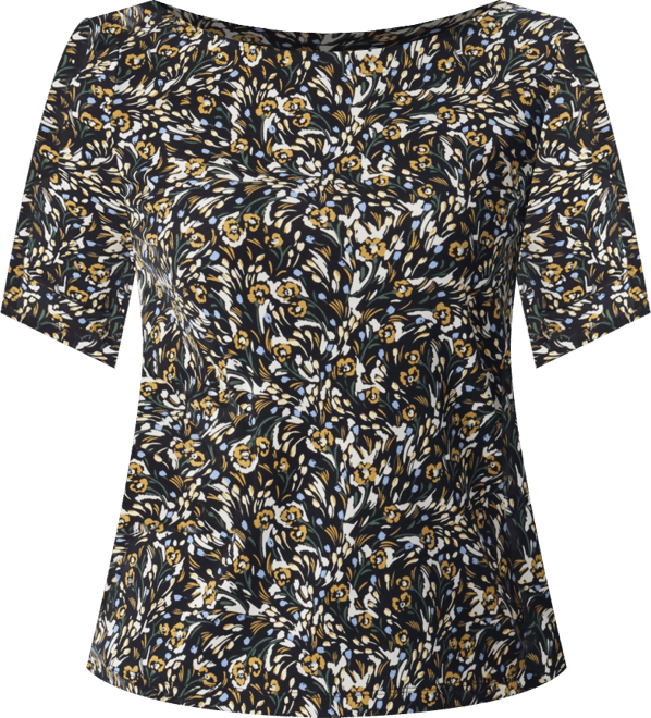 Women's Alanis Printed Cuffed-Sleeve T-Shirt