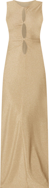 Women's Twist Front Cut Out Maxi Dress