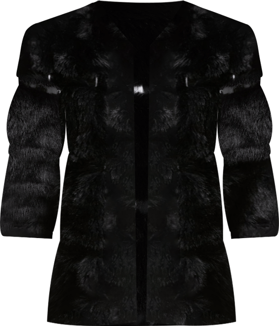 Michael  Women's Faux Fur Long Coat