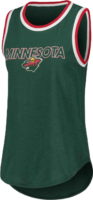 Women's Green Minnesota Wild Strategy Tank Top