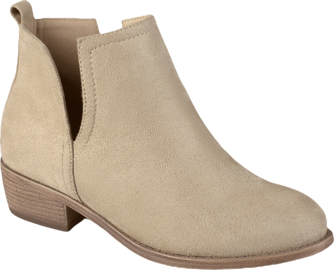Women's Rimi Notched Ankle Stacked Heel Booties