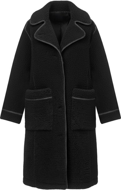 Women's Sema Comfort-Fit Full-Length Fluff Coat