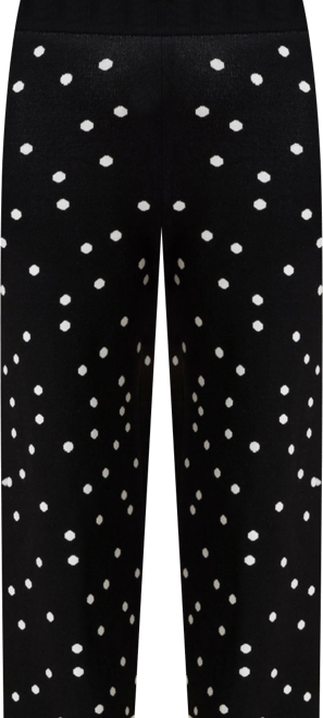 Women's Plus Size Polka Dot Intarsia Pant