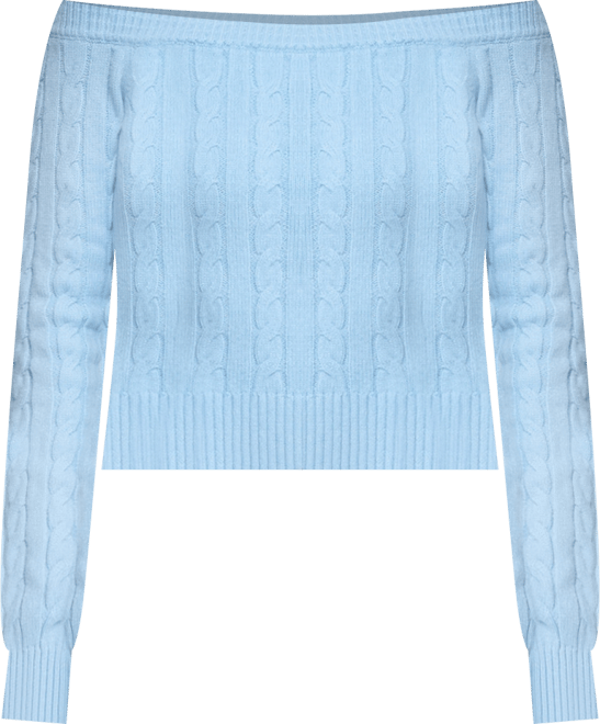 Women's Taniza Off Shoulder Cable Knit Sweater