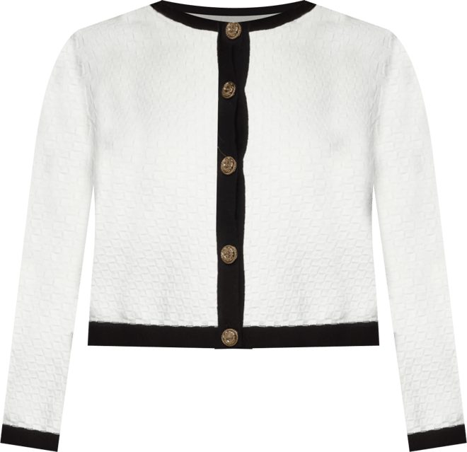 Women's Mara Contrast Textured Knit Cardigan