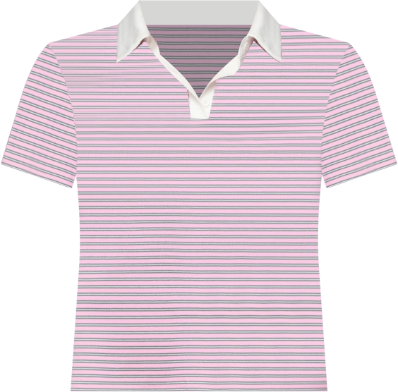 Women's Lennie Striped Polo Top