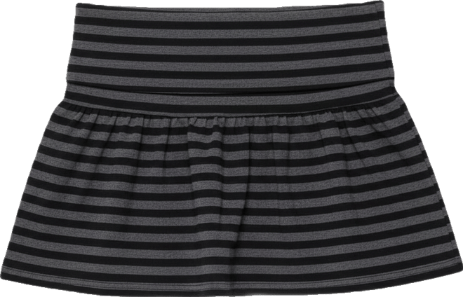 Women's Moria Striped Fold Over Mini Skirt