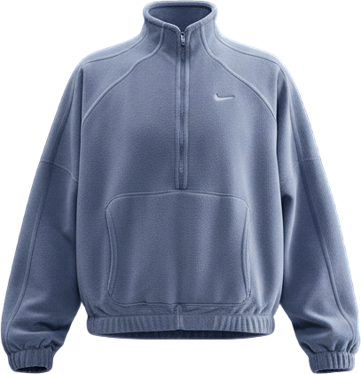 Nike One Playera de medio cierre Therma-FIT para mujer