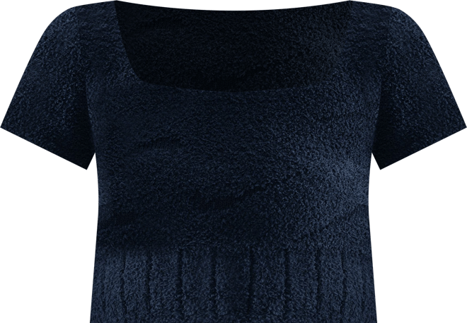 Nike Sportswear Phoenix Cozy Bouclé Playera de manga corta de tejido Knit cropped para mujer