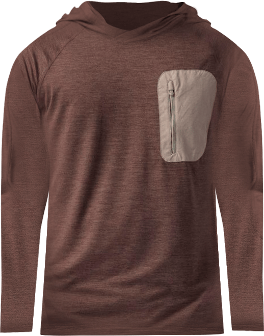 Men's  Destination Pullover Hoodie Performance Shirts Long Sleeve