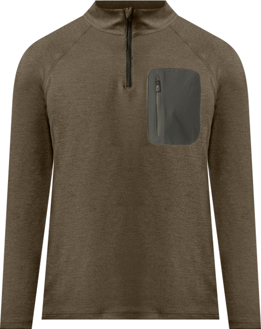 Men's  Destination 1/4-Zip Top Performance Shirts Long Sleeve