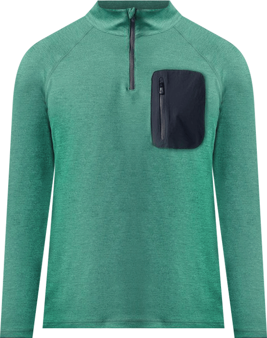 Men's  Destination 1/4-Zip Top Performance Shirts Long Sleeve