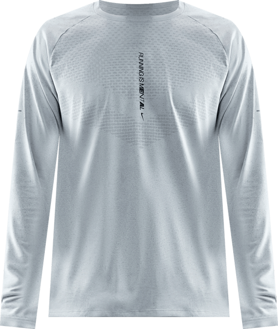ナイキ ストライド メンズ Dri-FIT ADV ロングスリーブ ランニングトップ リフレクティブ（再帰反射）アクセント付き