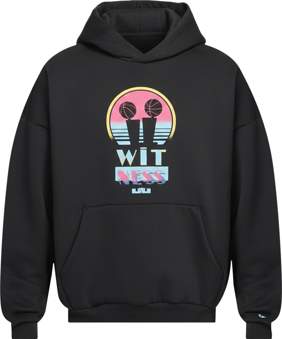 LeBron Standard Issue 'Miami Twice' Men's Therma-FIT Basketball Pullover Hoodie