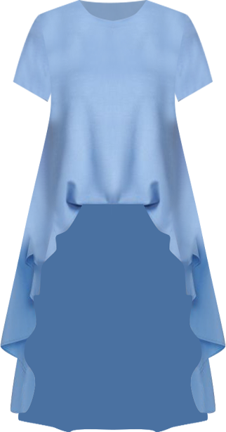 Women's Piper High Low Short Sleeve Top