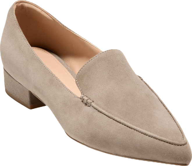 Women's Valantina Pointed Toe Block Heel Loafers