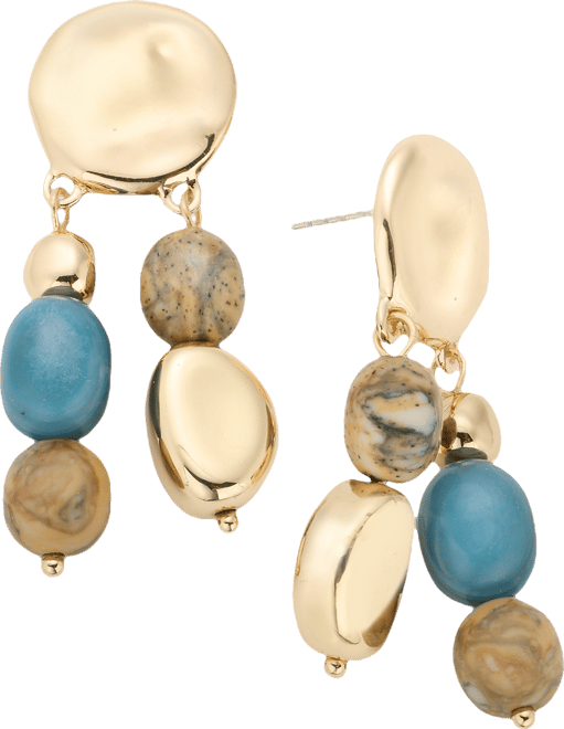 Stone Double Row Drop Earrings, Macy's Exclusive